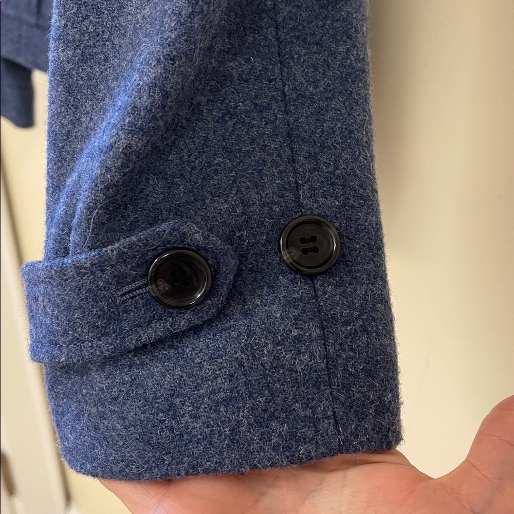 Talbots Wool Blend Blue Blazer Jacket 10P Classic Workwear - Picture 5 of 8